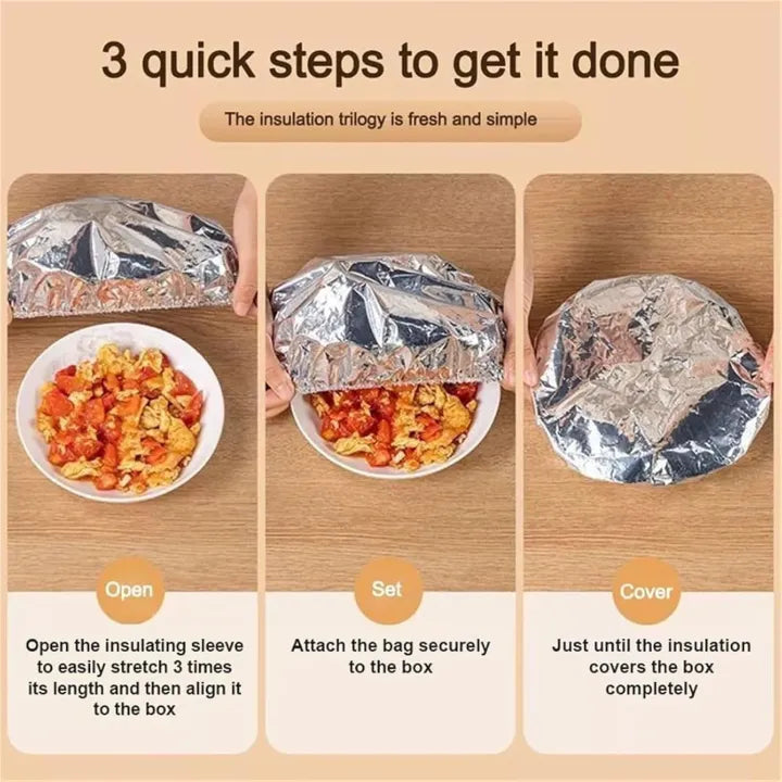 Silicone Baking Mat & Reusable Foil Covers Set