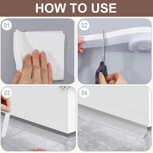 Weatherproof 3-Meter Door Sealing Tape