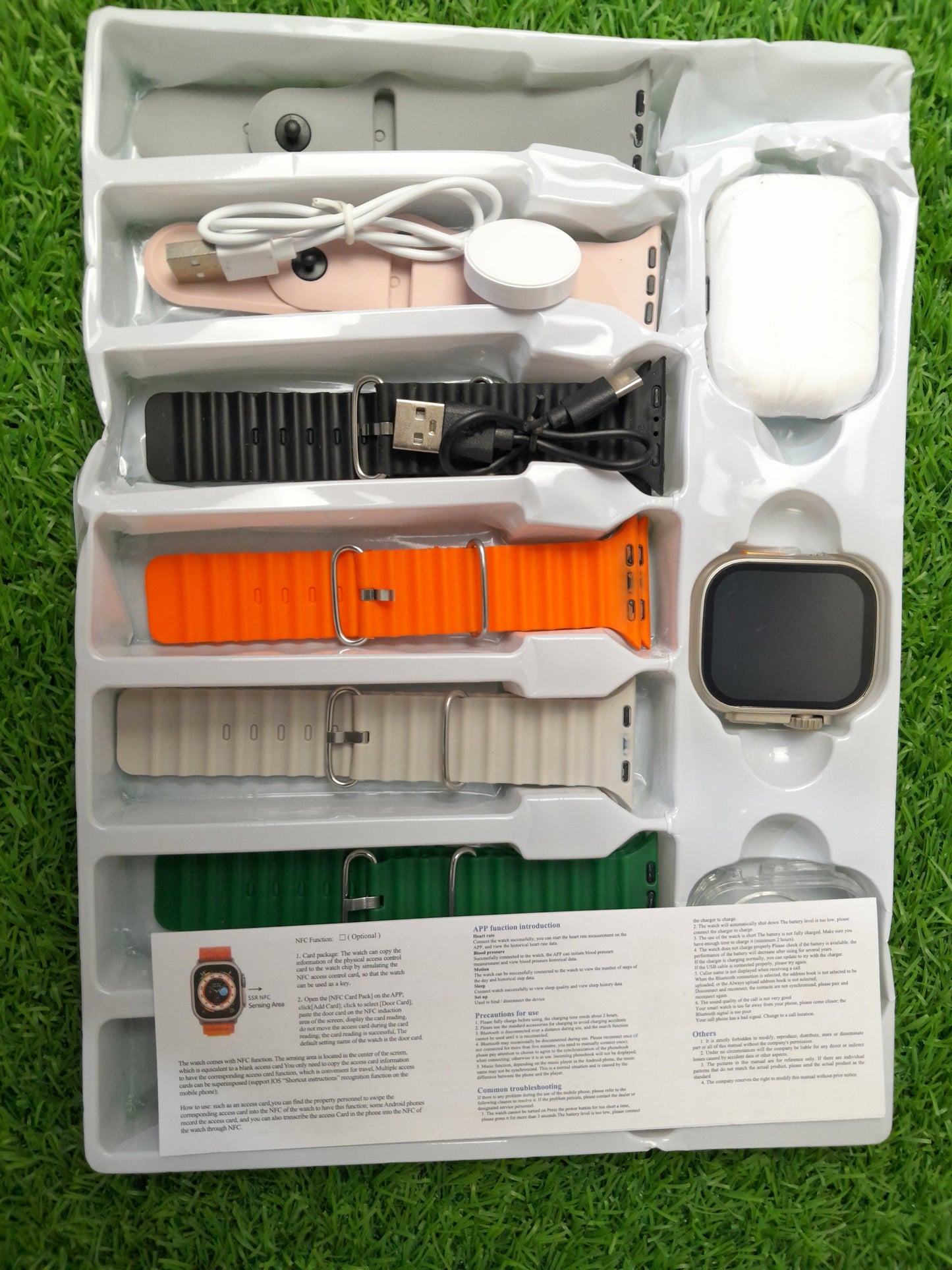 I20 Ultra Max 10-in-1 Smart Watch With Airpods