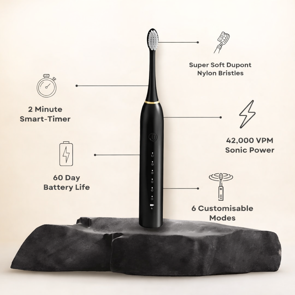 X3 Sonic Electric Toothbrush + Free Tongue Cleaner