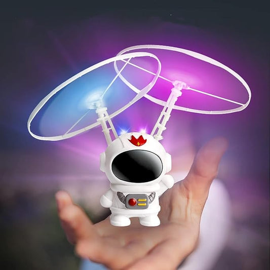 Flying Astronaut Toy – Dual Propeller LED Drone | Click Saman - Click Saman