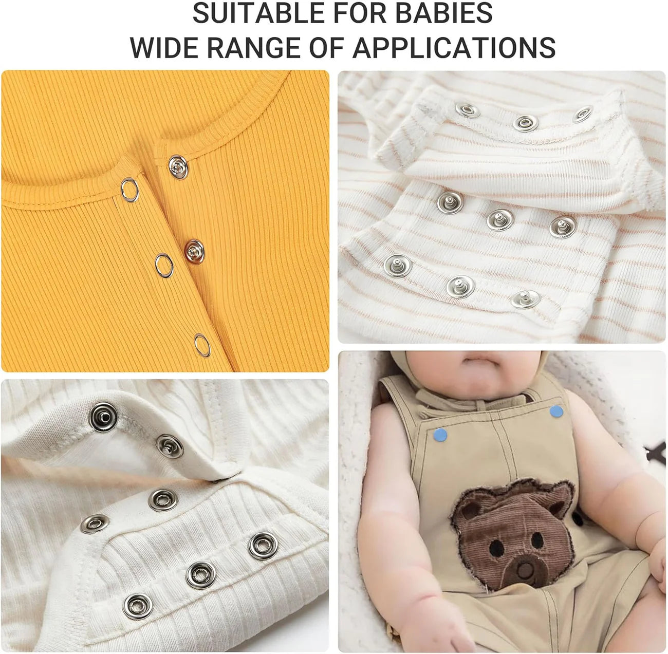 Metal Tich Button Kit 50 Pairs Click Saman - Click Saman