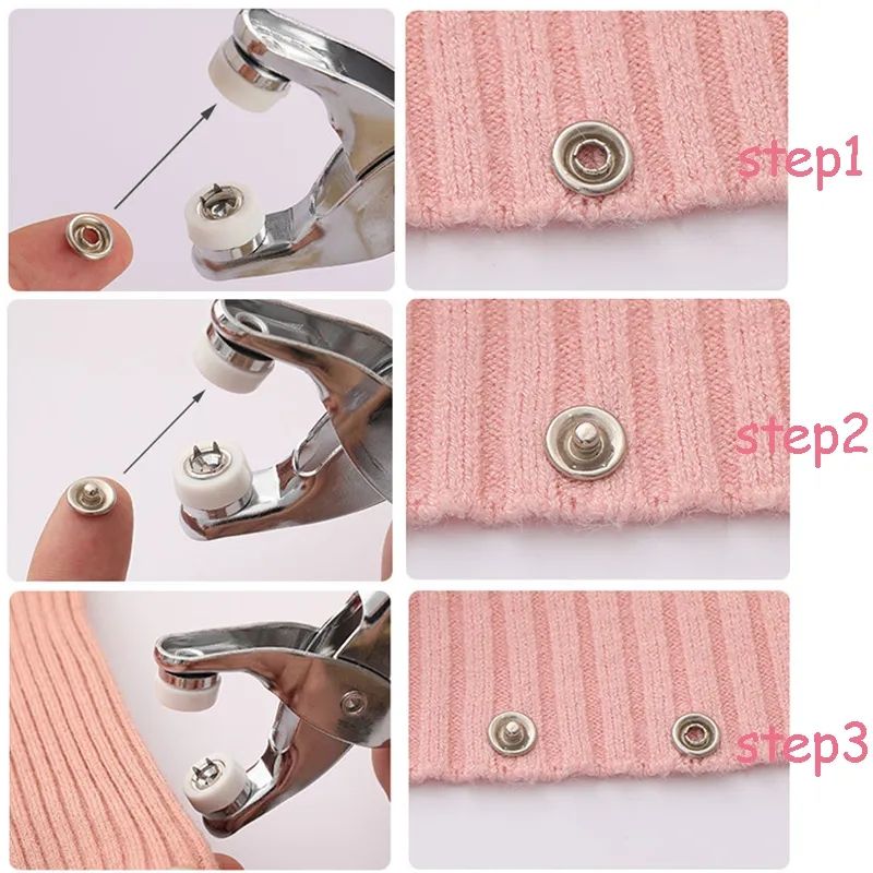 Metal Tich Button Kit 50 Pairs Click Saman - Click Saman