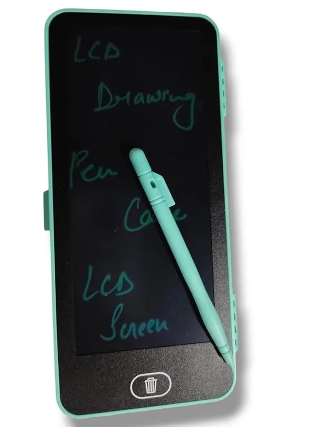 2-in-1 Kids School & Creative Bundle - Premium Insulated Glass Bottle & LCD Drawing Pencil Case