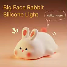 Cute Rabbit Silicone Lamp | Delivery Free