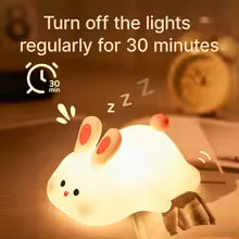 Cute Rabbit Silicone Lamp | Delivery Free