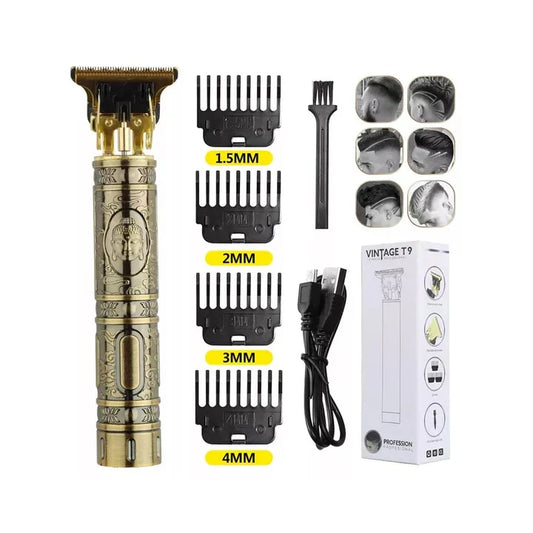 Vintage T9 Professional Cordless Hair Trimmer & Beard Clipper