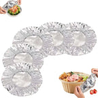 Silicone Baking Mat & Reusable Foil Covers Set