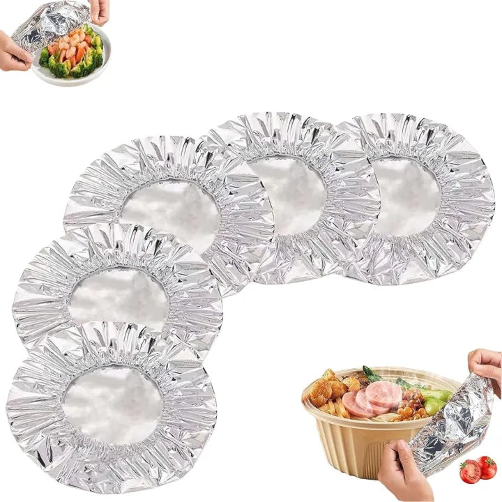 Silicone Baking Mat & Reusable Foil Covers Set