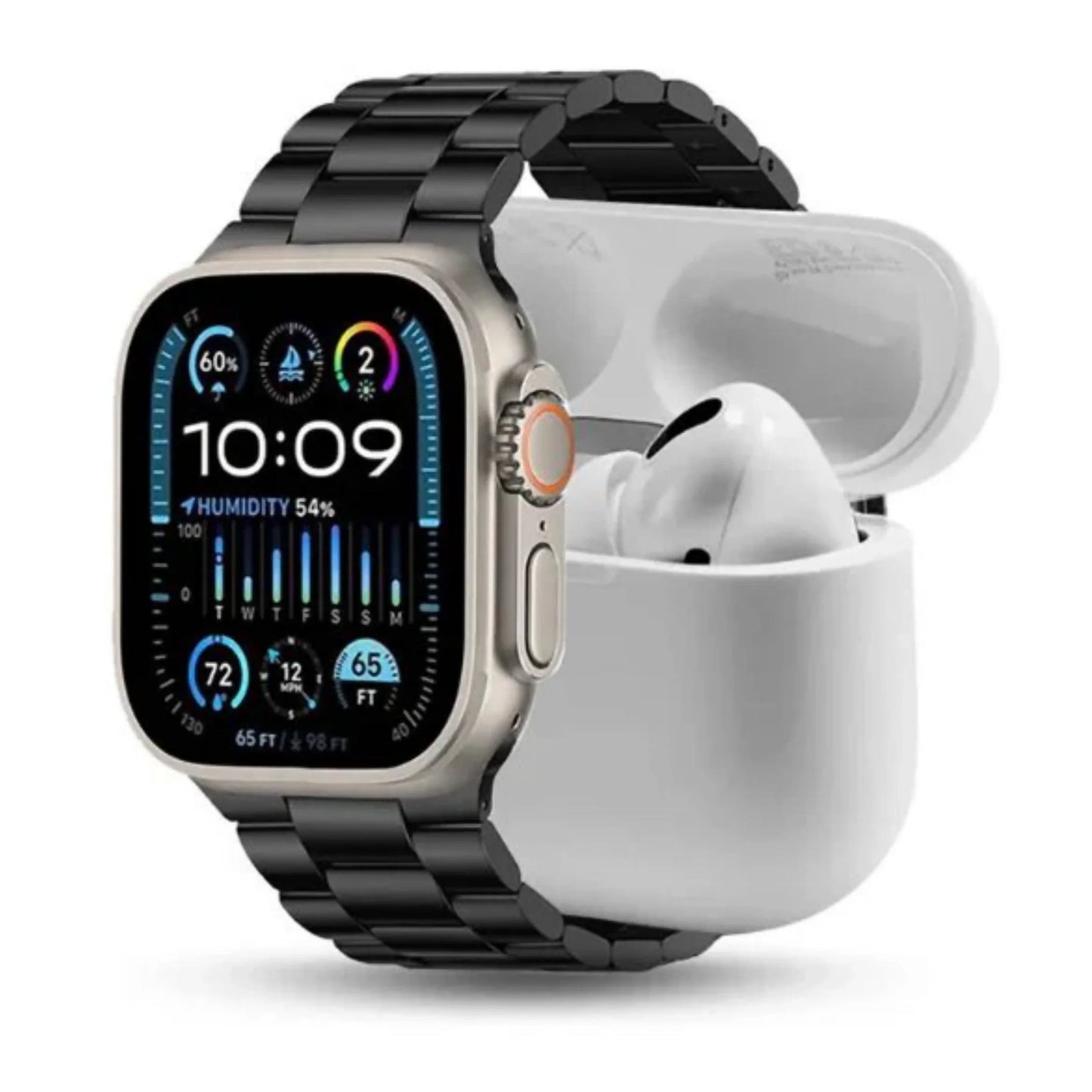I20 Ultra Max 10-in-1 Smart Watch With Airpods