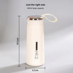 2-in-1 Kids School & Creative Bundle - Premium Insulated Glass Bottle & LCD Drawing Pencil Case