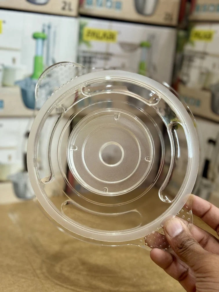 FALARI Hand-Pushing Vegetable Chopper – 2L Multi-Function Cutter - Click Saman