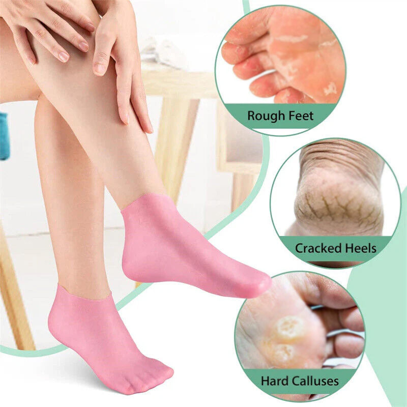 Silicone Moisturizing Gel Socks (Heel Repair) - Click Saman