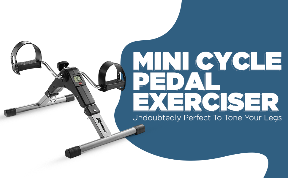 Portable Mini Exercise Cycle – Pedal Exerciser with Digital Display - Click Saman