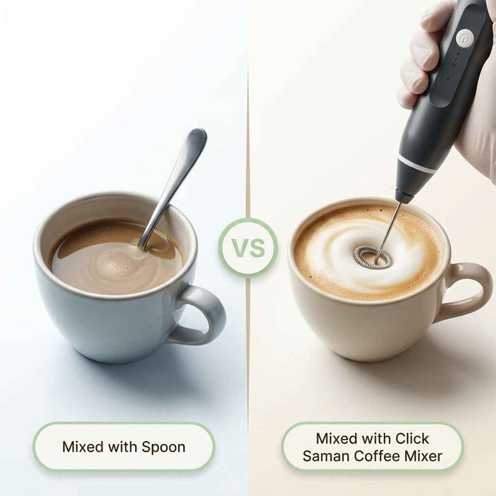 Click Saman 2 in 1 Electric Coffee Mixer