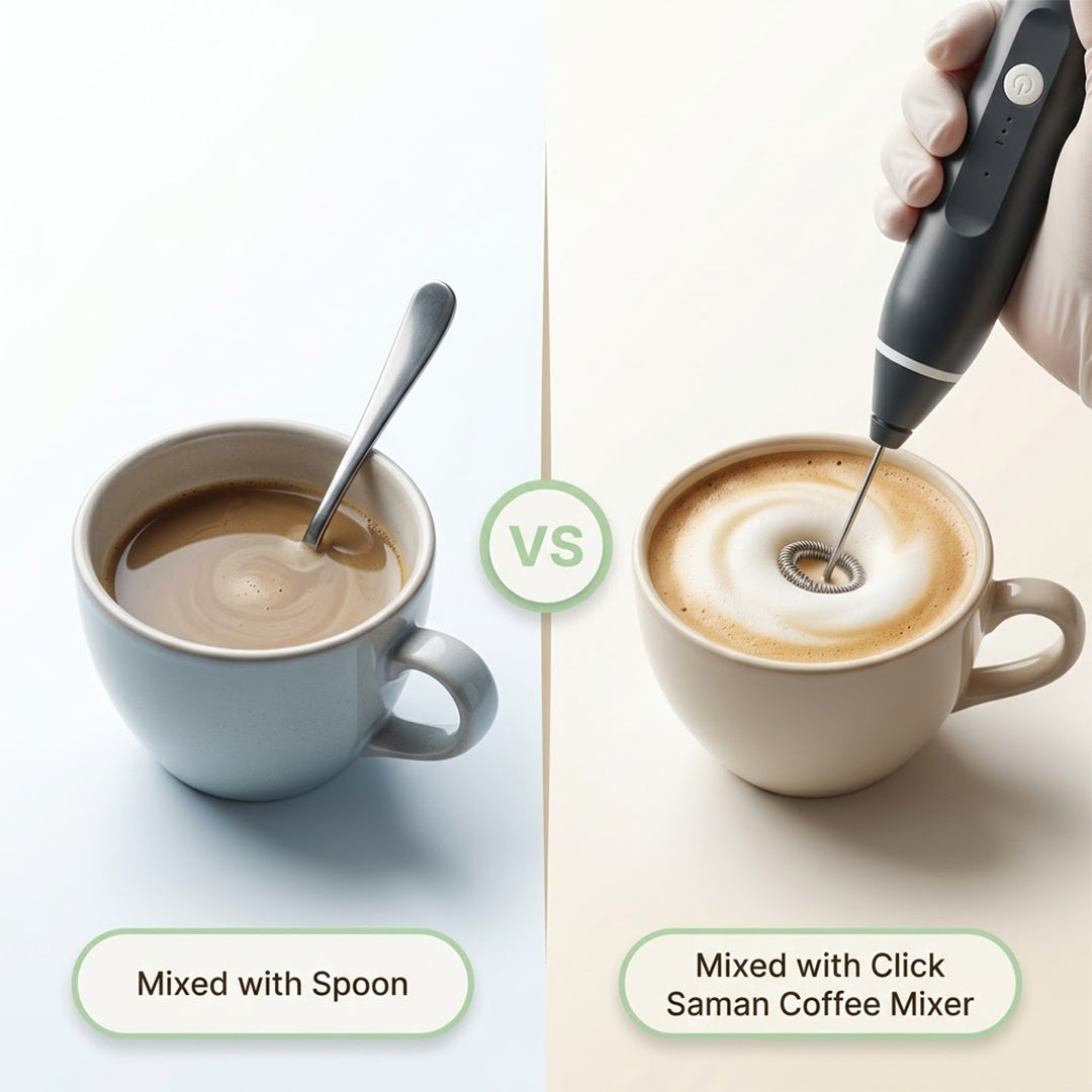 Click Saman 2 in 1 Electric Coffee Mixer